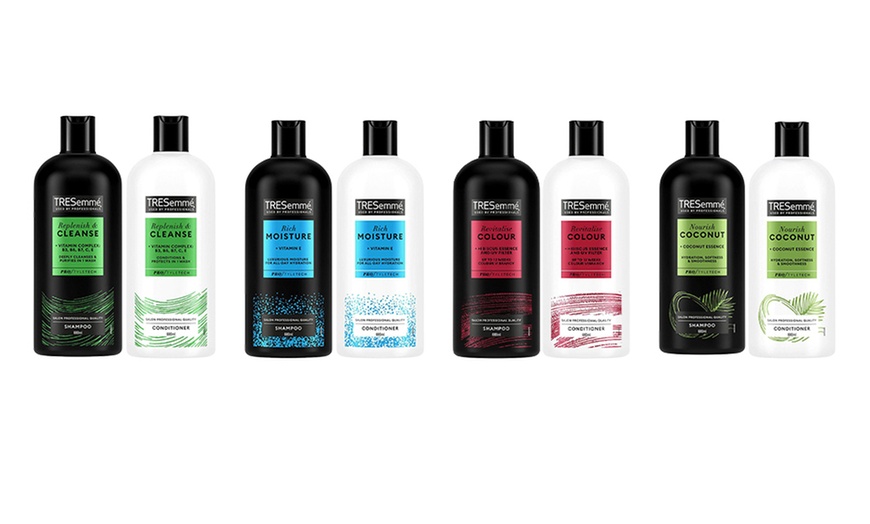 Image 1: Tresemme Shampoo and Conditioner Bundle 680ml Each
