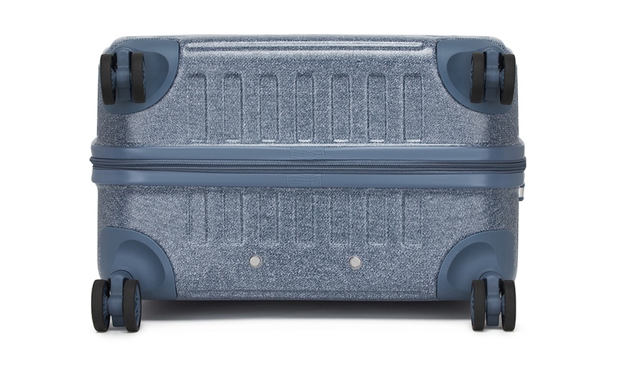 Image 14: KONO Hardshell Luggage in Denim Blue with TSA Lock and Spinner Wheels