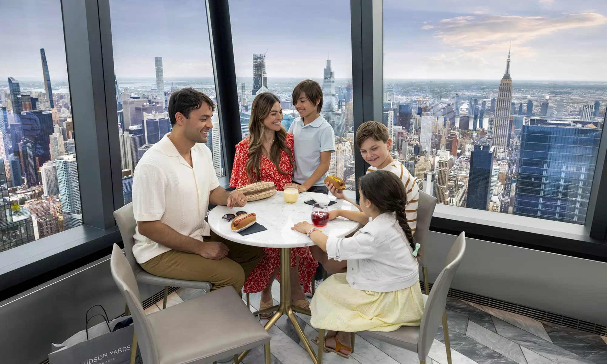 Sky-High 360° NYC Views w/ Edge Sunset VIP or Edge Champagne Admission