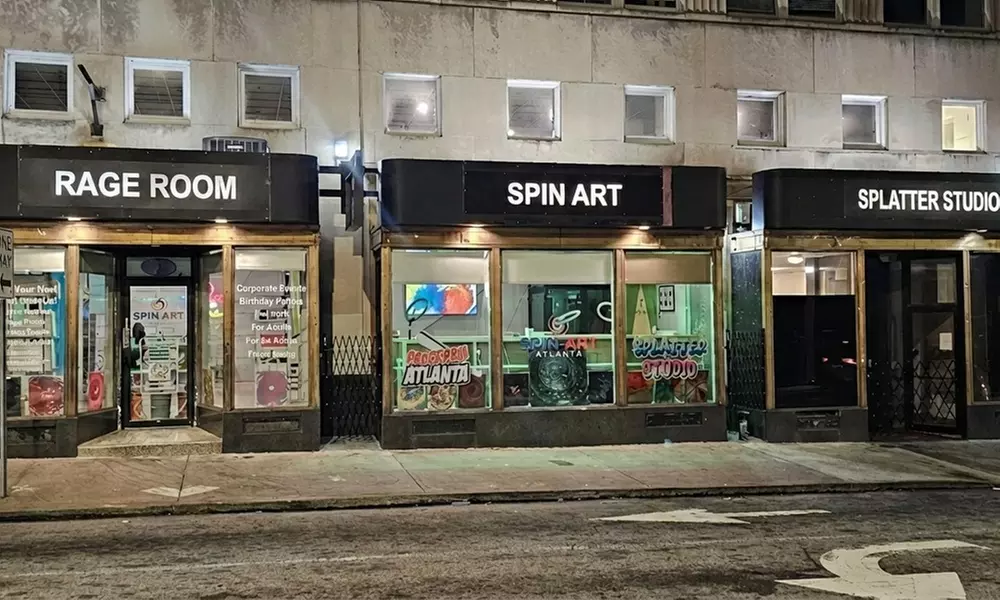 Spin and Splatter Art Sessions – Raleigh