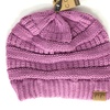 Image 3: Cheveux Corp. Women's Solid Classic CC Beanie