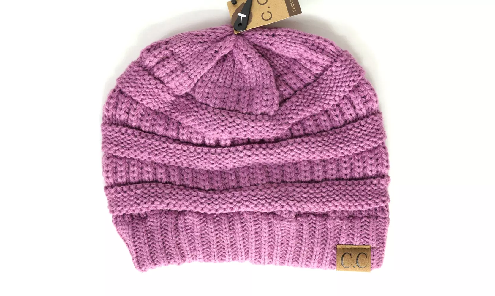 Cheveux Corp. Women's Solid Classic CC Beanie