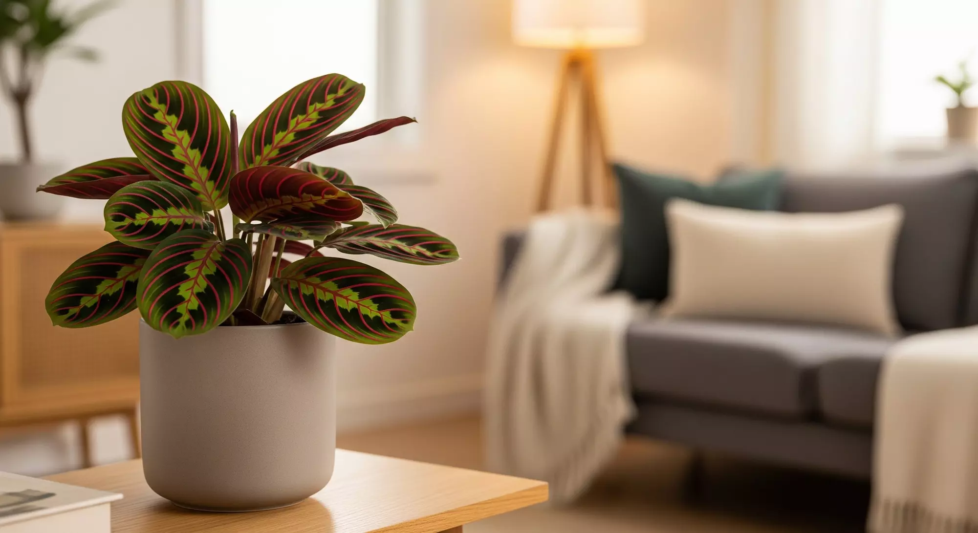 Stunning Foliage: Adorn Your Space with a Maranta Red Prayer Plant from House Plant Shop with Free Shipping Up to 15% Off
