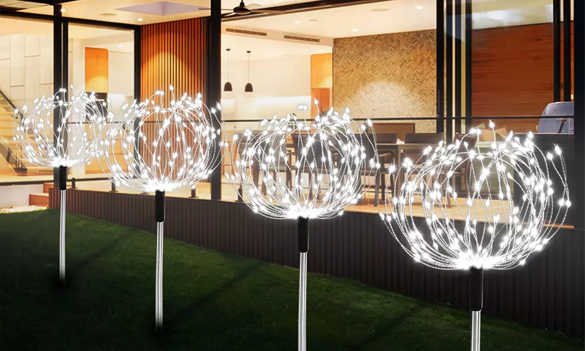 4 o 8 luci solari da giardino