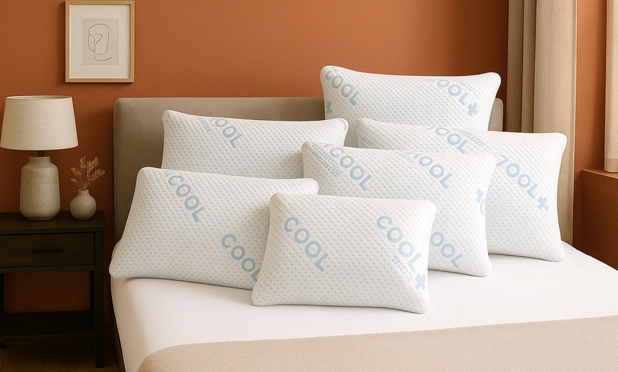 Image 1: Almohada de espuma viscoelástica con funda refrescante, de Sampur