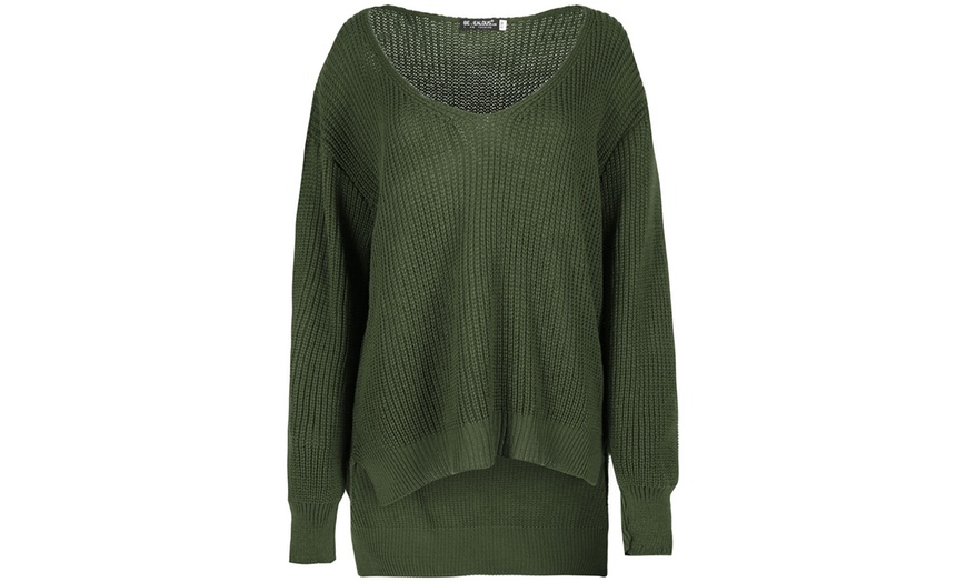 Image 7: Women's Chunky Oversized Jumper