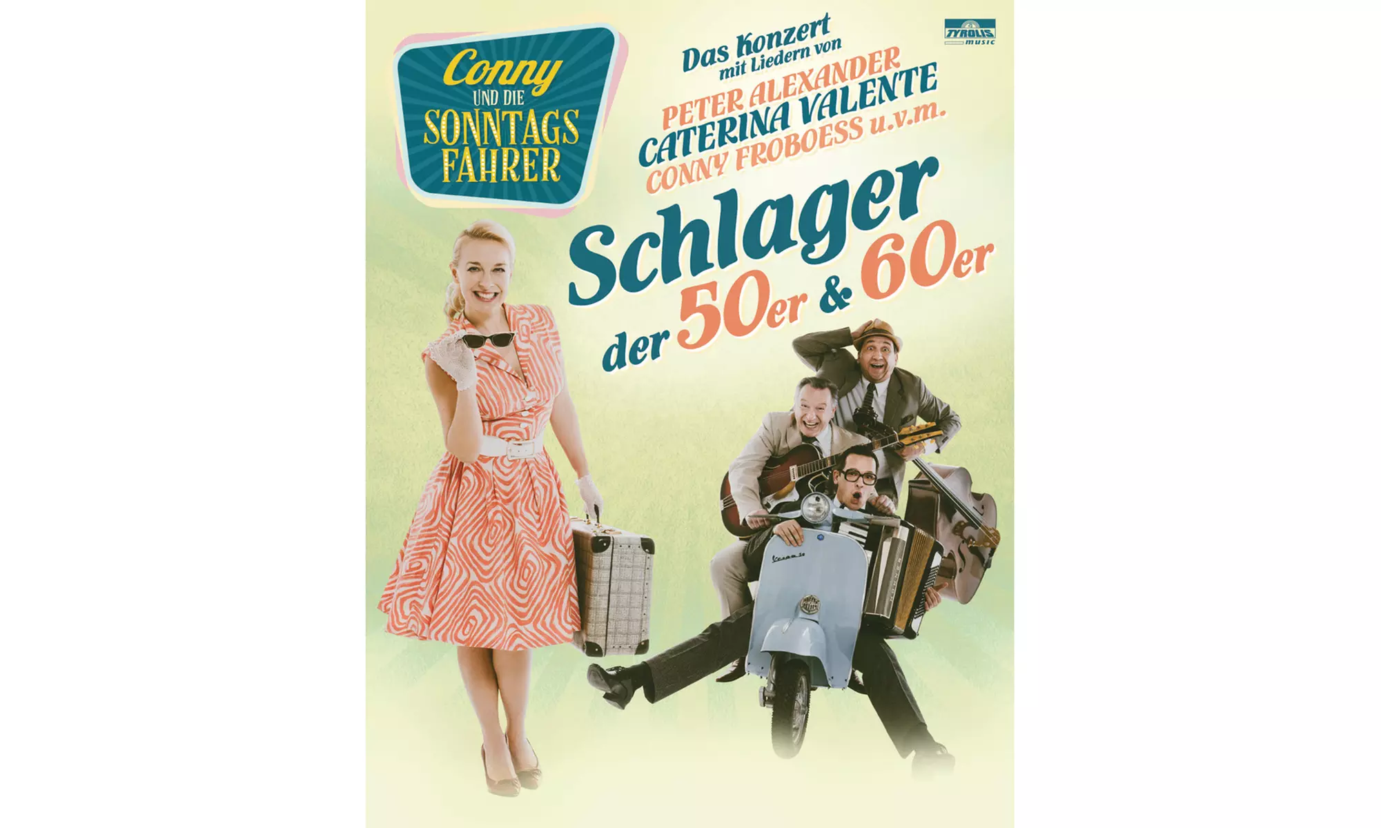 1 Ticket für Conny und die Sonntagsfahrer am 21.11.2025 in der Osterfeldhalle (32% sparen) - Primary Image