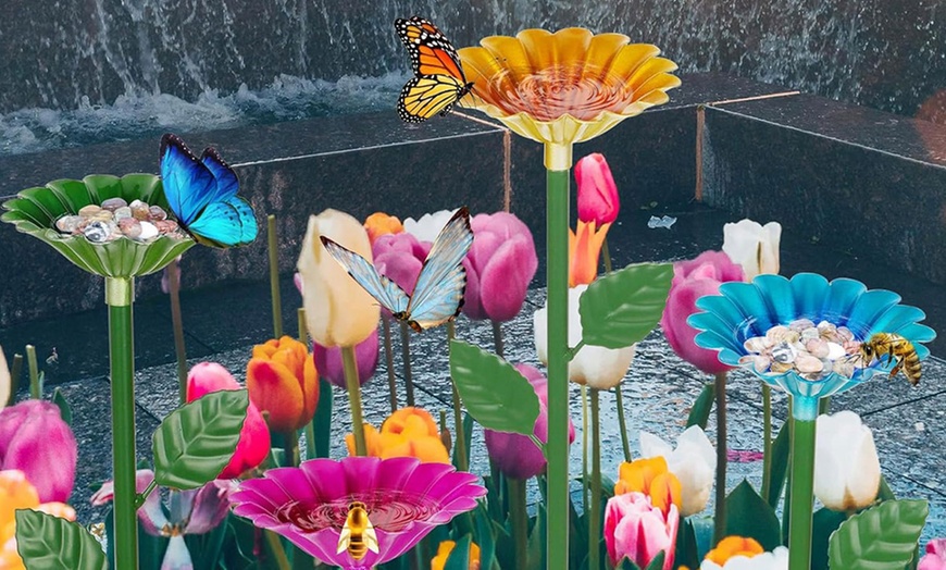 Image 9: 4Pcs Bee Water Feeders