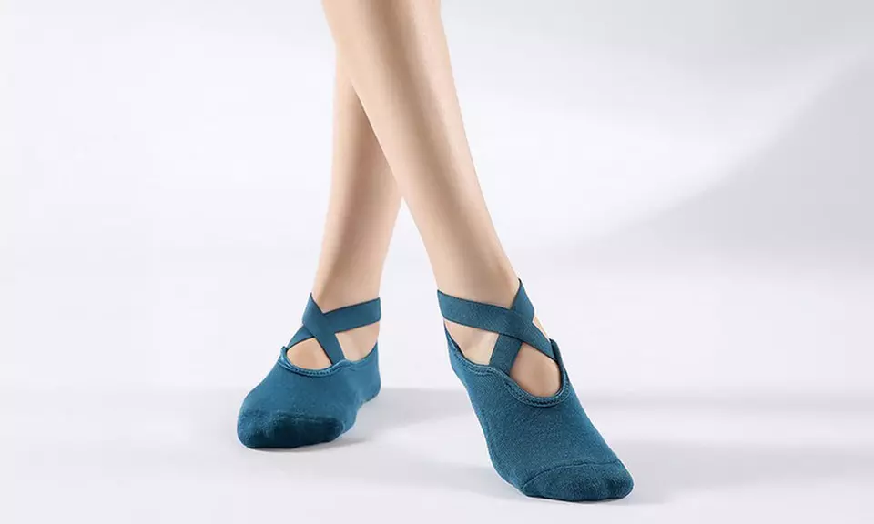 Non Slip Socks with Grips for Women Yoga Ballet Pilates Barre Dance