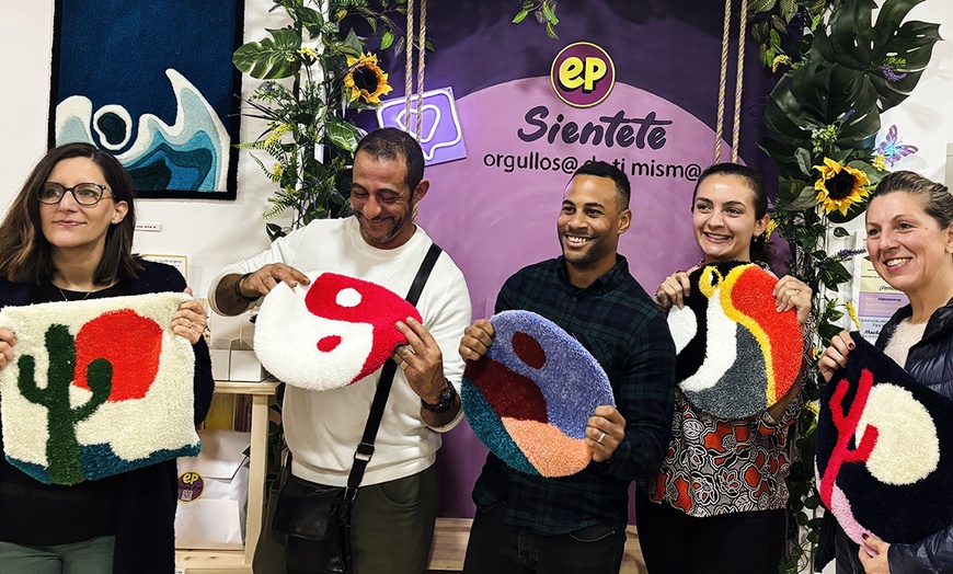 Image 5: Diseña tu propia alfombra: taller de tufting de 2,5 horas para 1