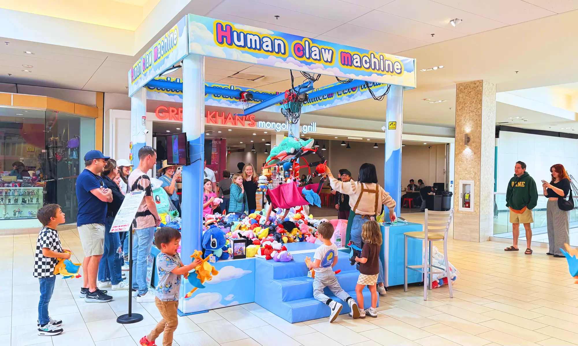 Try Human Claw Machine & Win One Large, Two Small Prizes & More