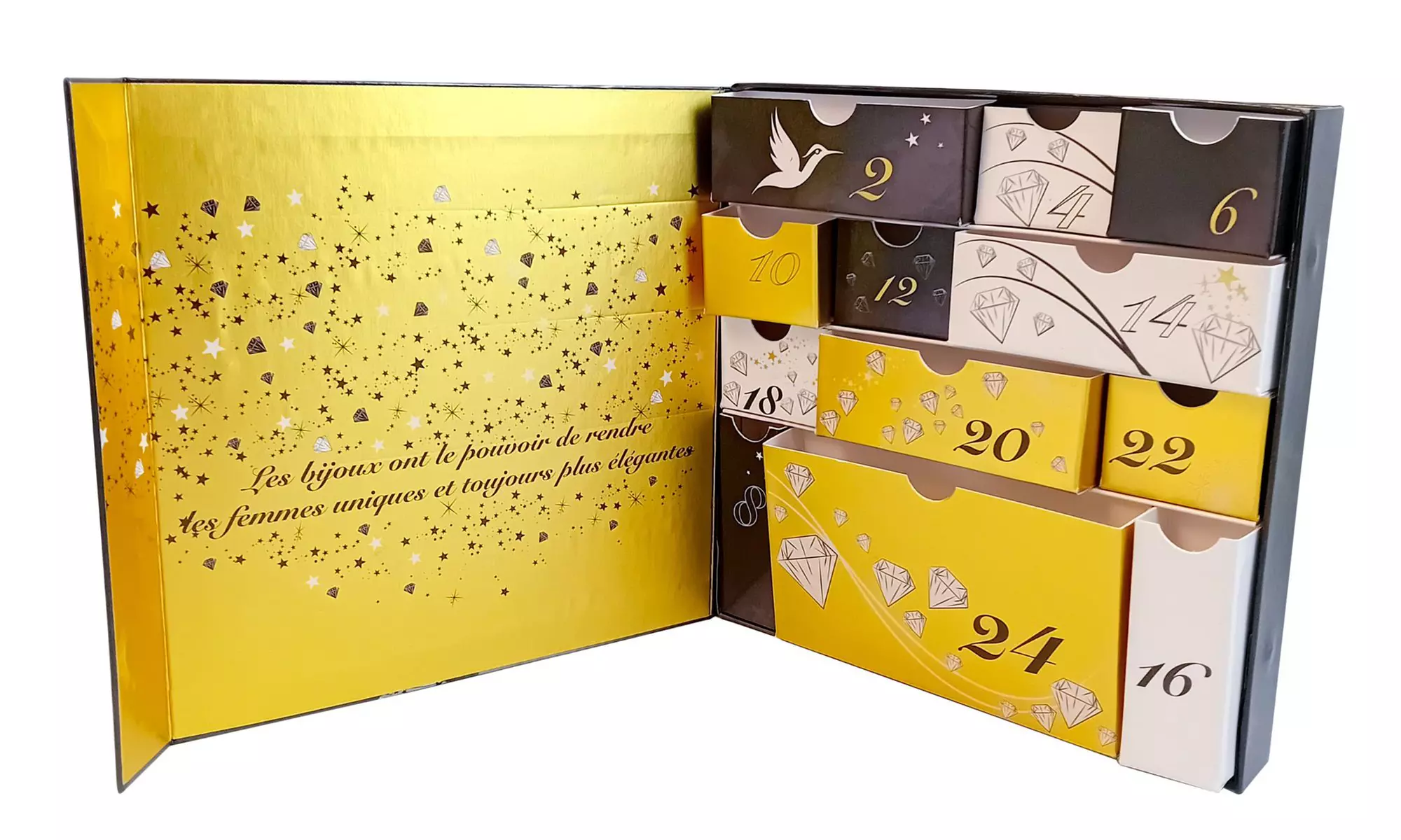 Calendario con gioielli SC Crystals con cristalli Swarovski®