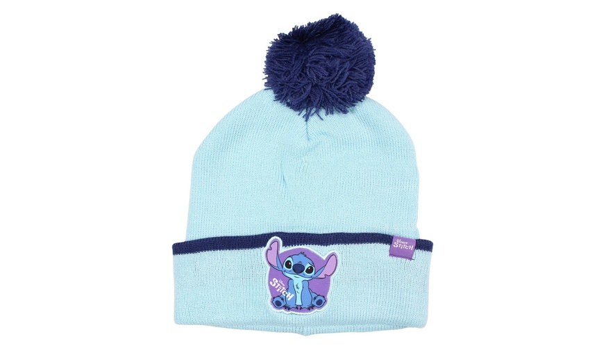 Image 19: Ensemble bonnet, gant, tour de cou Lilo & Stitch, Paw Patrol ou Minnie