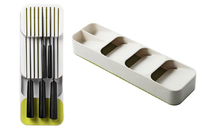 Image 15: One or Two Cutlery or Knife Storage Boxes