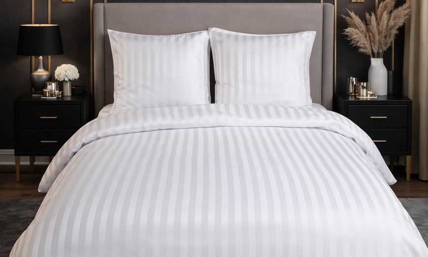 Image 5: Juego de cama Satin Dobby Uni 