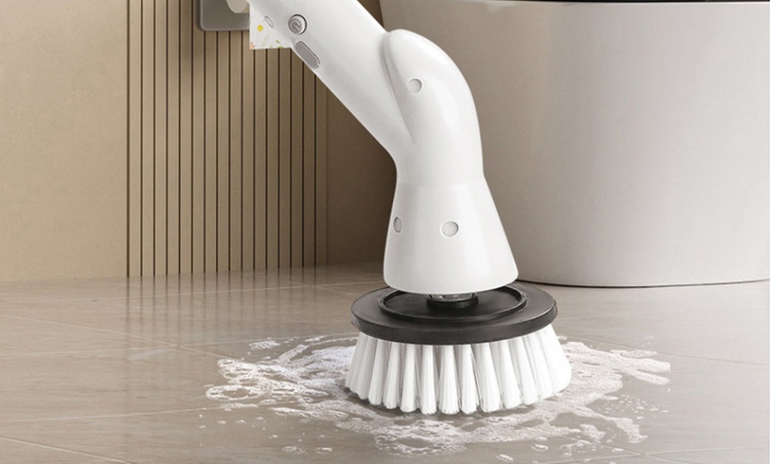Image 4: 6-in-1 Electric Spin Scrubber
