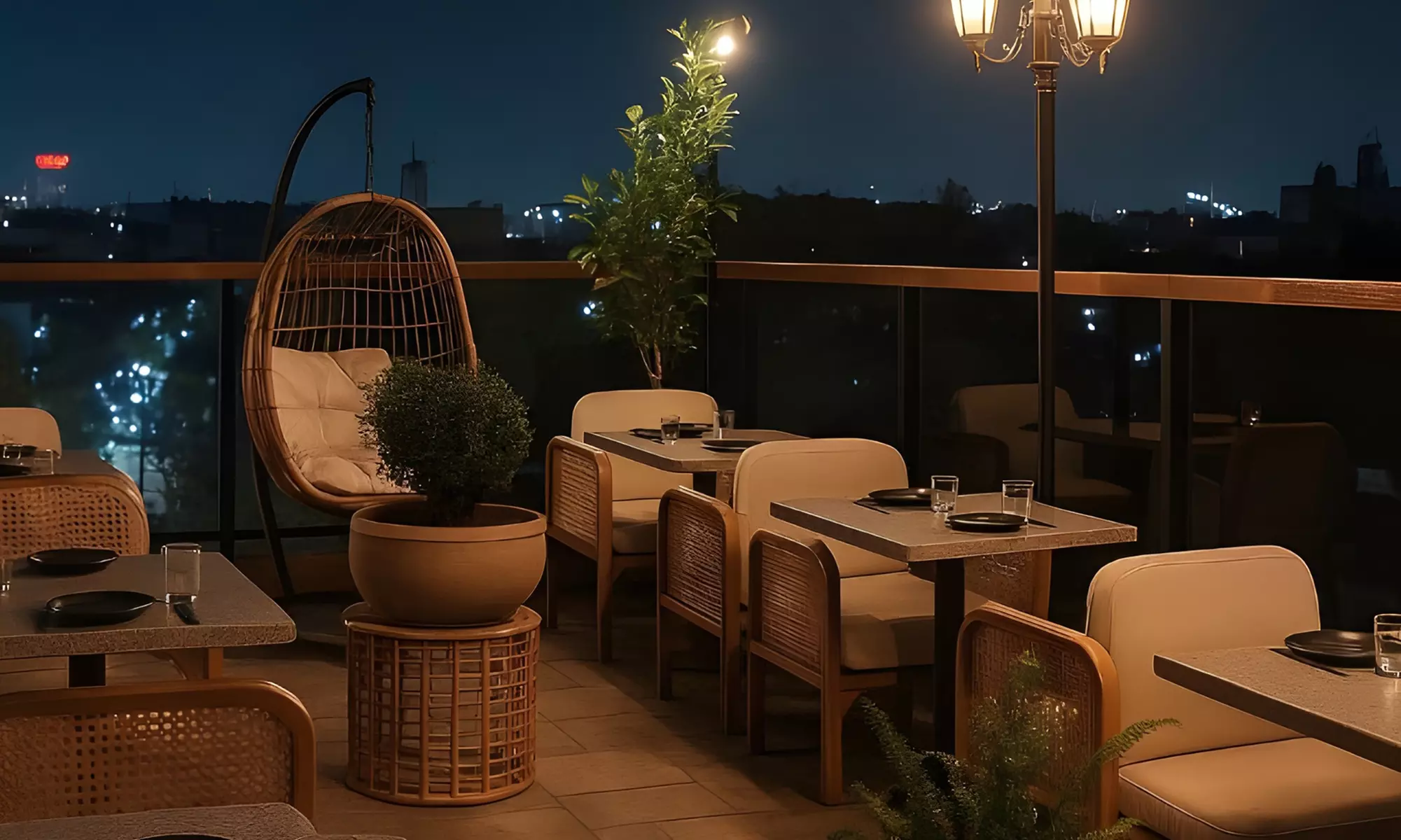 Savor $20, $40, or $60 Towards Mediterranean Dining with Rooftop Views