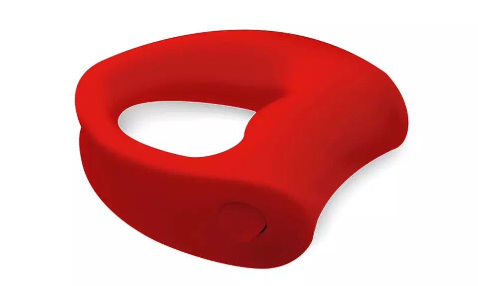 Heart On Vibrating Silicone C-Ring - Second Medium