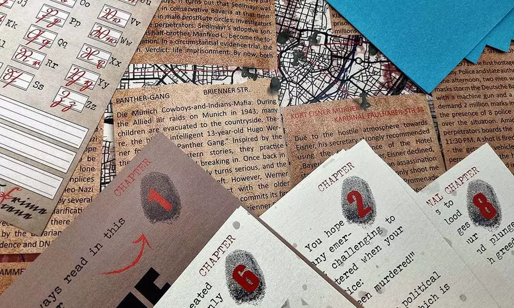 Crime Scene City Tour „Politischer Mord“ durch München für bis zu 6 Personen, inkl. Kriminalakte (20% sparen) - Second Medium