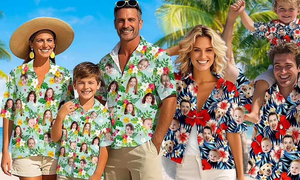Personalized and Stylish Family Hawaiian Shirt Packs!