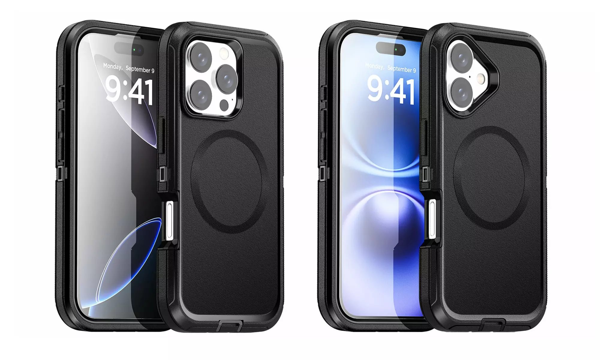 AICASE Magnetic Case for iPhone 16 Pro/16 Plus Shockproof HeavyDuty 3layer Cover