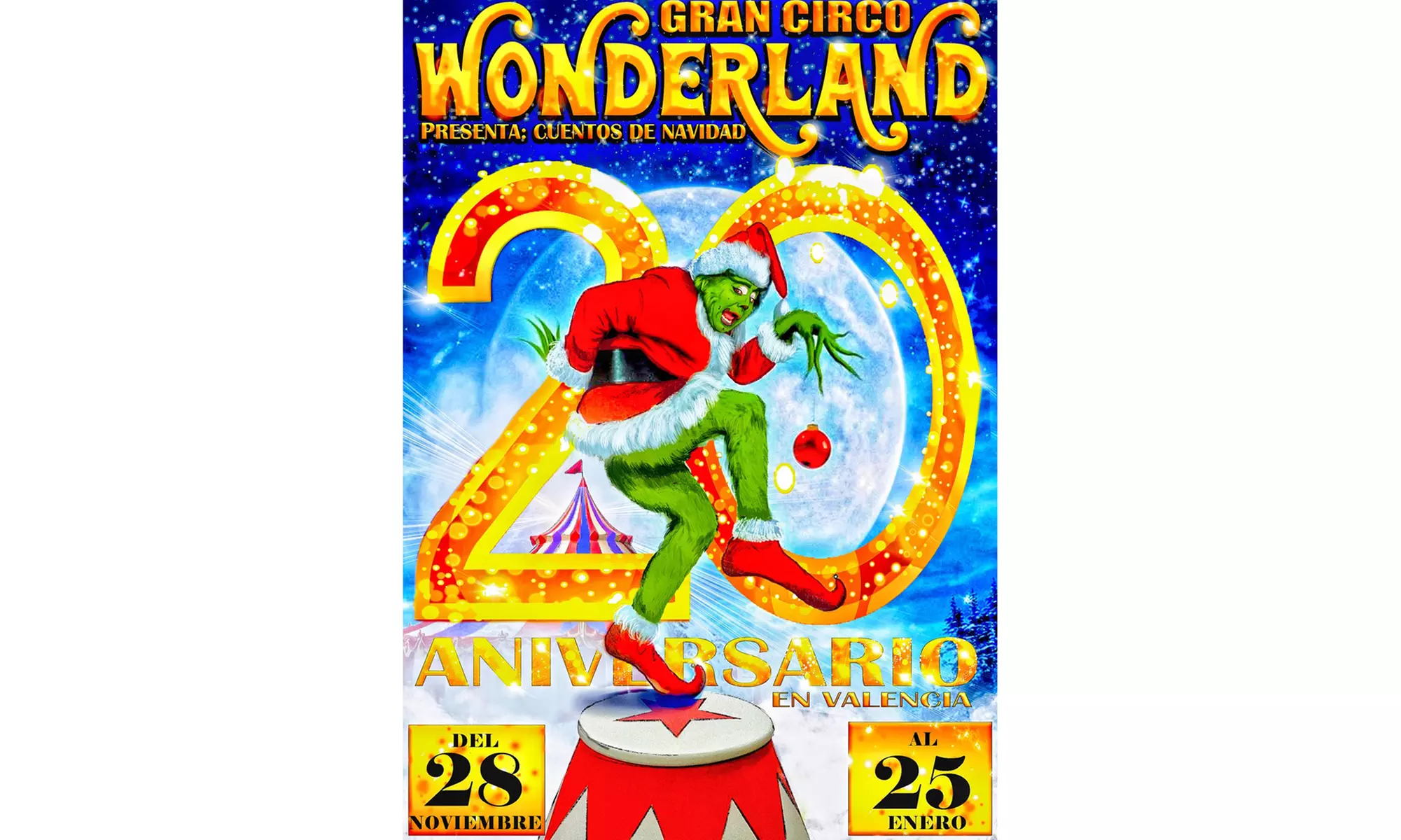Gran Circo Wonderland: entrada para niño o adulto del 24 de diciembre al 5 de enero; hasta un 71% de descuento - Primary Image