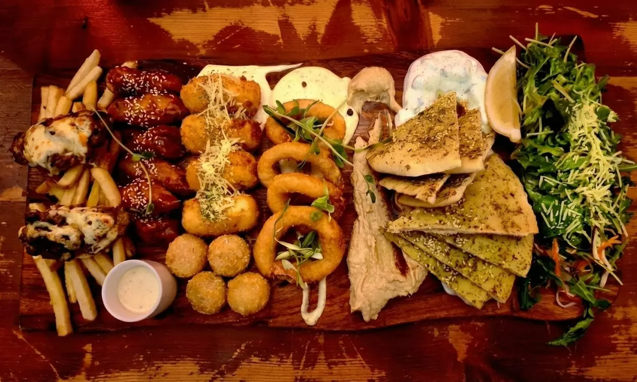 Share Feast Platter with Drinks for Two or Four People at Salt N Pepper Grill (Up to 31% Off) - Primary Image