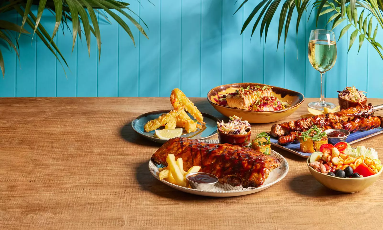 Two or Three Course Meal for 2 Adults and Up to 2 Children @ Harvester