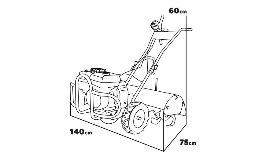 Image 5: Motoculteur Boudech avec moteur à 4 temps