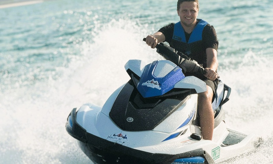 Image 6: Jet Ski Rental with Burj Khalifa View, Mandarin & Bulgari Hotel Tour