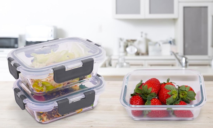 Image 3: Alivio Ten-Pack Food Storage Containers with Lid