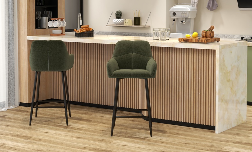 Image 24: Set di 2 sgabelli da bar Leo