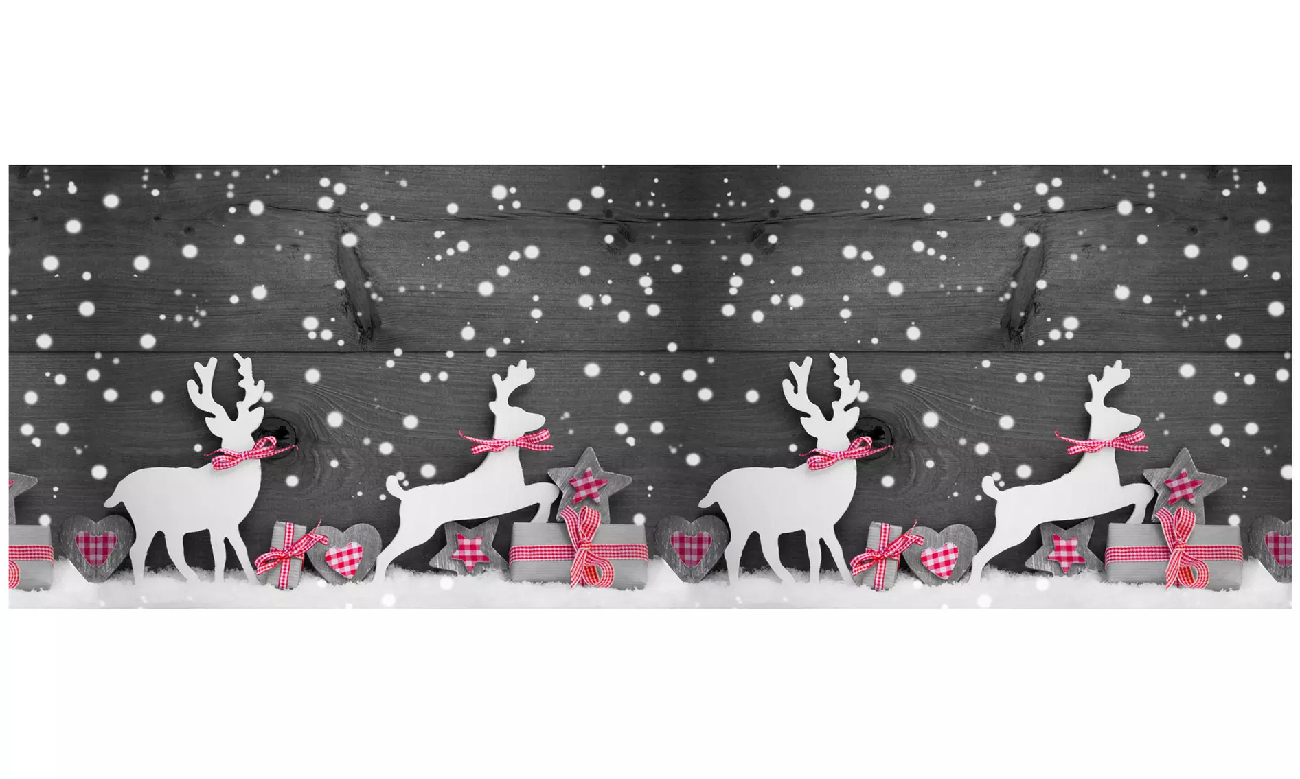 Antislip keukentapijt met kerstpatroon