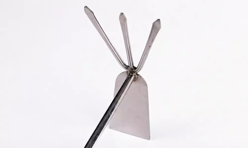 5-Piece Garden Hand Tool Set - Stainless Steel with Soft Grip Handles