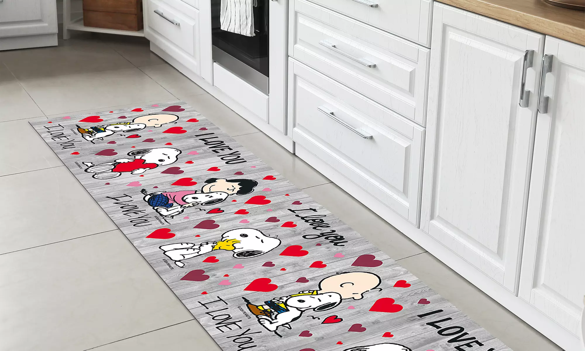 Küchenläufer mit Peanuts-Motiv