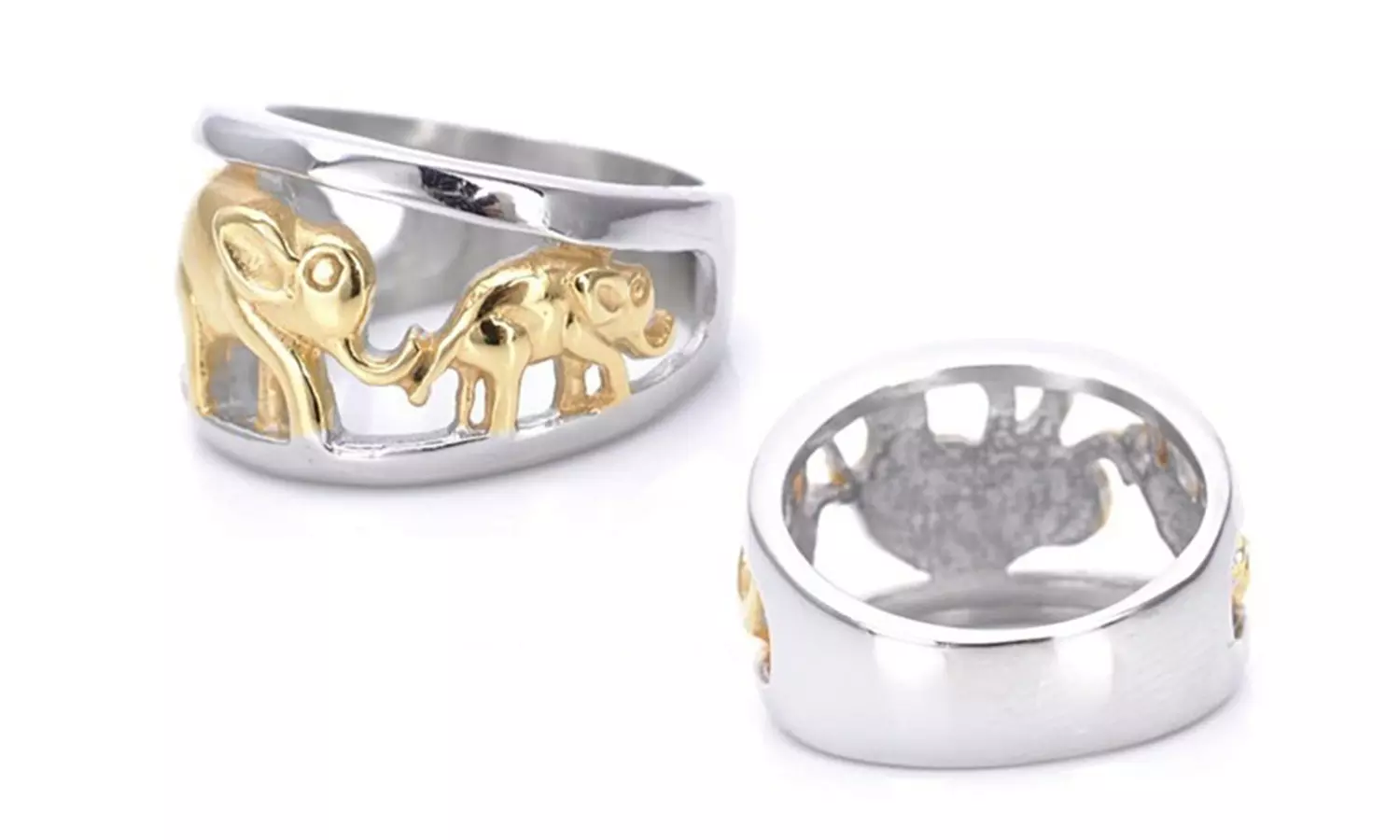 Golden Elephants Ring From Tunk Show  Collection