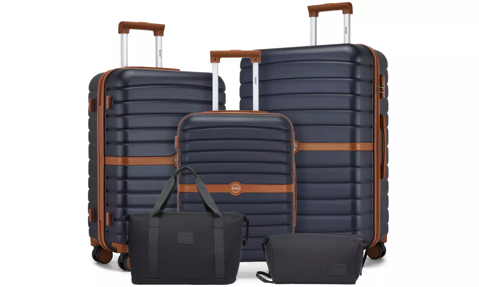 Valigia o set di valigie Kono con borsa da viaggio