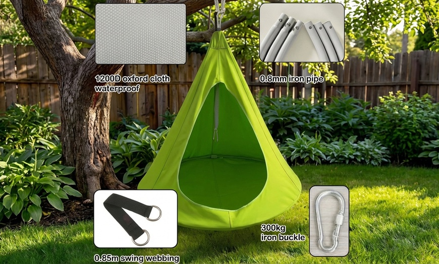 Image 6: Butterfly-shaped Leisure Hanging Chair