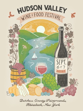 Hudson Valley Wine Fest flyer