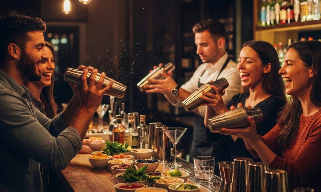 2,5 Std. Geleiteter Premium Cocktail-Workshop inkl. Snacks