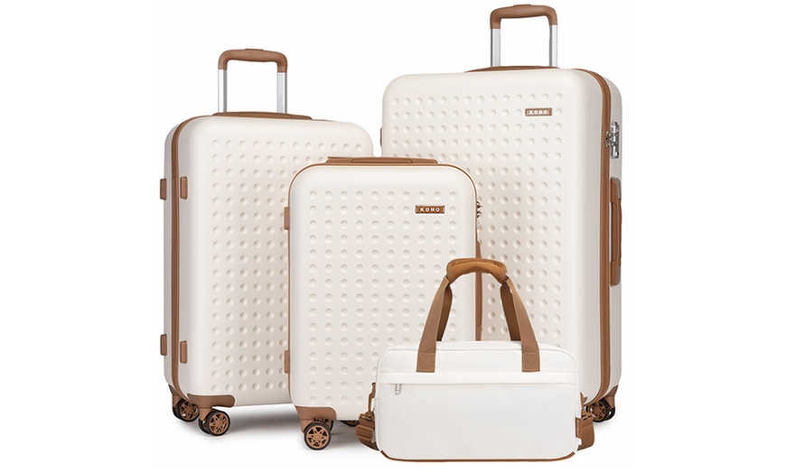 Image 10: Hard Shell Suitcases and Travel Bag Set