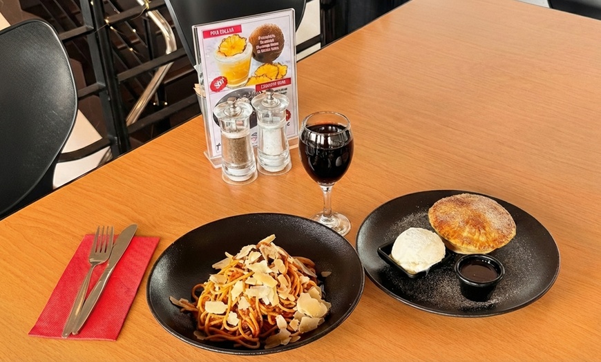 Image 6: Savor the Flavor: Pasta/Burger Meal with Dessert & Drink for 1, 2 or 4