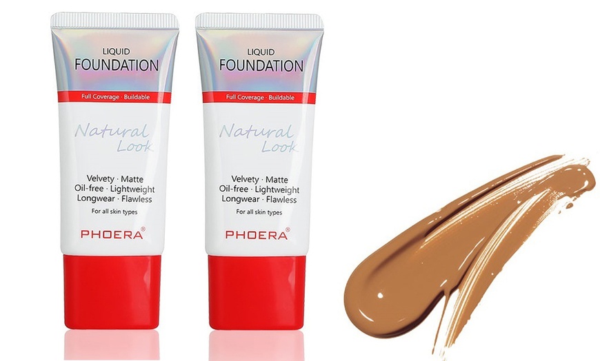 Image 18: Phoera Velvety Matte Lightweight Liquid Foundation