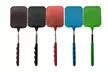 US 5-10 Pc Fly Swatters Extendable Durable Plastic Stainless Handle Bug Mosquito - Second Medium