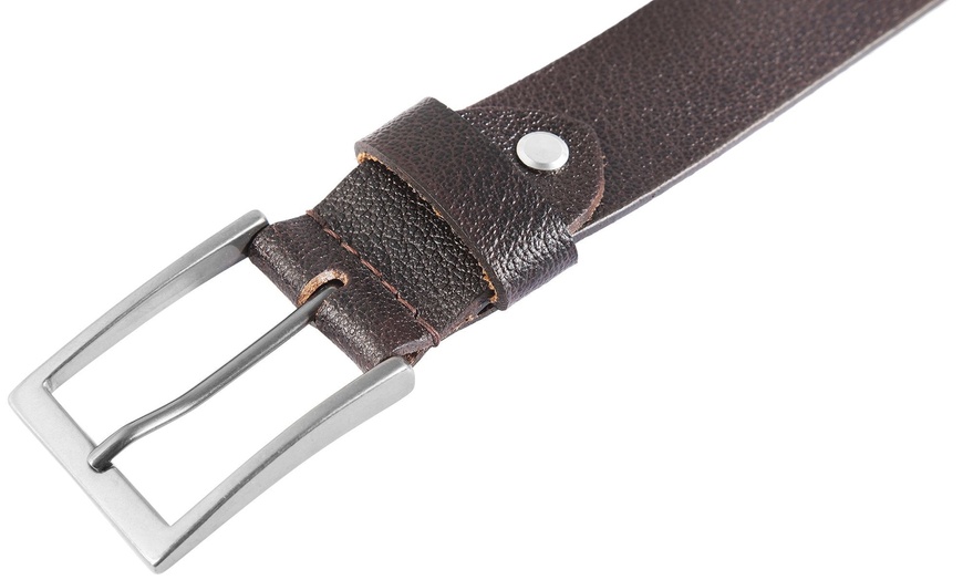 Image 6: Leonardo Verrelli Leder-Gürtel