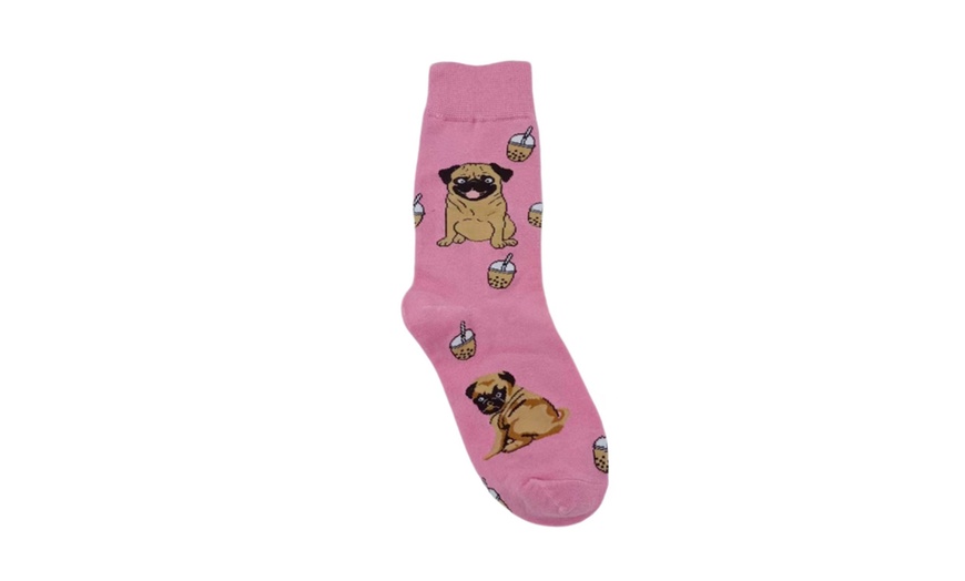 Image 5: Chaussettes avec imprimé chien