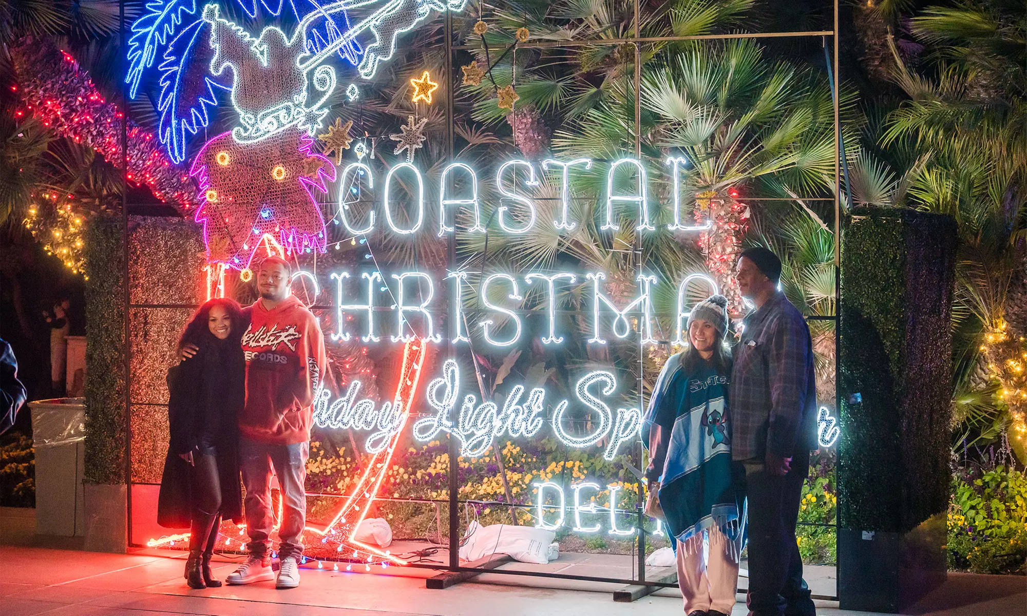 Holiday Lights and Wine Walk Adventure for Two at Coastal Christmas