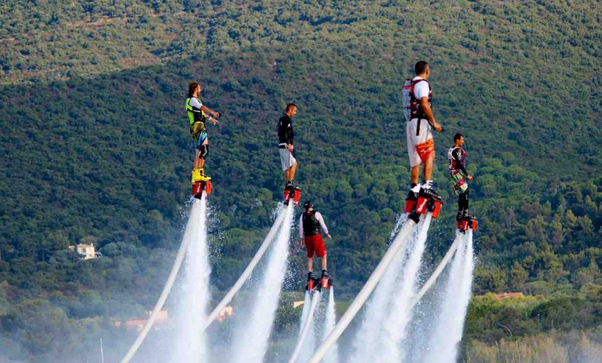 Image 1: Flyboarding or Hoverboarding