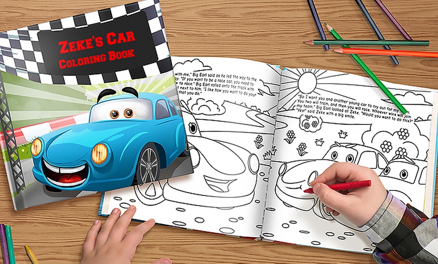 Up to 68% Off Personalized Children's Coloring Book | Groupon