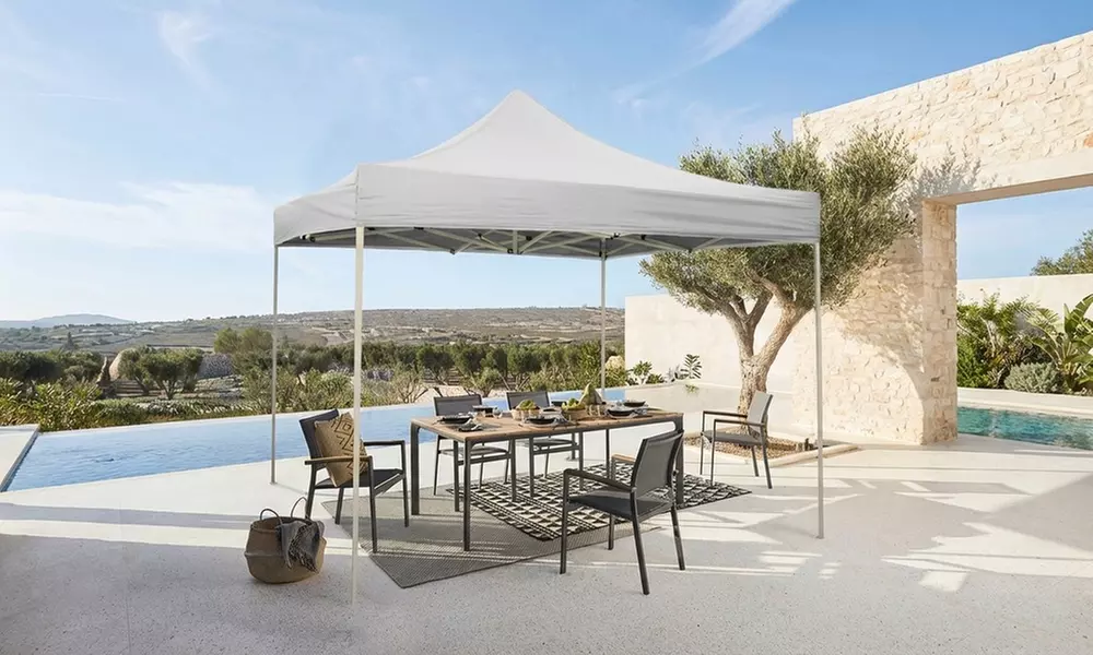 Gazebo a fisarmonica richiudibile